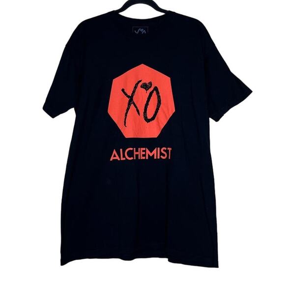 The weeknd Other - The Weeknd XO, Alchemist T-shirt, Black, Red  Graphic Tee